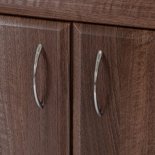 Bianco 130 alsó szekrény mosdó nélkül aida dió fehér munkalappal