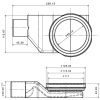 CONFLUO FRAMELESS LINE ZUHANYFOLYÓKA, 850MM SZÉLESSÉG, ÖNTISZTÍTÓ S SZIFON, ELBURKOLHATÓ VAGY FEKETE SZÍNŰ ÜVEG, 48LITER/PERC ÁTFOLYÁS, SZIVÁRGÁSMENTES