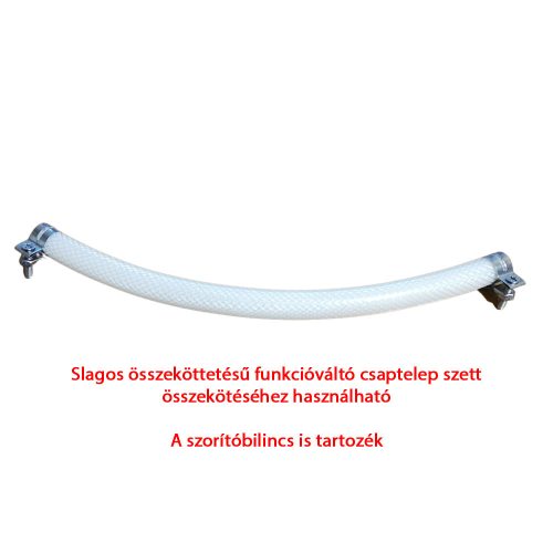 AQUAMAXX LÁGY FALÚ FLEXIBILIS SLAG CSŐ 2DB SZORÍTÓBILINCCSEL, A FUNKCIÓVÁLTÓ ÉS HIDEG-MELEGVÍZ KEVERŐ CSAPTELEP RÉSZ ÖSSZEKÖTÉSÉHEZ, MÉRETRE VÁGHATÓ