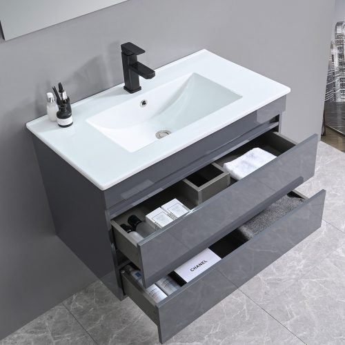 Cube 80 alsó szekrény mosdóval