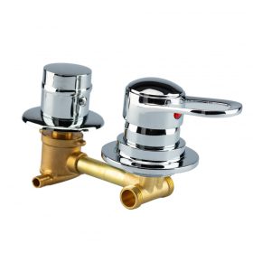   AQUAMAXX 2 FUNKCIÓS 1 RÉSZES FUNKCIÓVÁLTÓ CSAPTELEP HÁTFALAS ZUHANYKABINBA, ÖSSZEKÖTTETÉS FIX RÉZCSŐ, SLAGOS FUNKCIÓVÁLTÓ CSATLAKOZÁS, VIZES VEZÉRLŐ