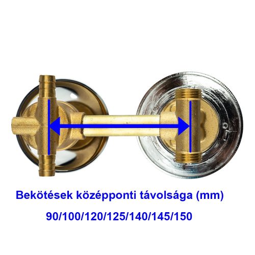 AQUAMAXX 2 FUNKCIÓS 1 RÉSZES FUNKCIÓVÁLTÓ CSAPTELEP HÁTFALAS ZUHANYKABINBA, ÖSSZEKÖTTETÉS FIX RÉZCSŐ, SLAGOS FUNKCIÓVÁLTÓ CSATLAKOZÁS, VIZES VEZÉRLŐ