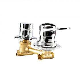   AQUAMAXX 3 FUNKCIÓS 1 RÉSZES FUNKCIÓVÁLTÓ CSAPTELEP HÁTFALAS ZUHANYKABINBA, ÖSSZEKÖTTETÉS FIX RÉZCSŐ, SLAGOS FUNKCIÓVÁLTÓ CSATLAKOZÁS, VIZES VEZÉRLŐ