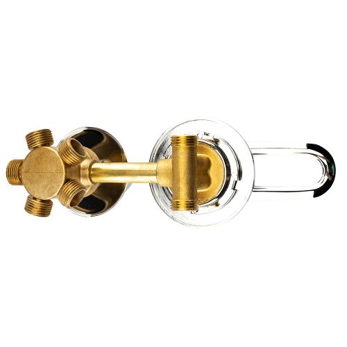 AQUAMAXX 5 FUNKCIÓS 1 RÉSZES FUNKCIÓVÁLTÓ CSAPTELEP HÁTFALAS ZUHANYKABINBA, ÖSSZEKÖTÉS FIX RÉZCSŐ, FÉL COLOS CSATLAKOZÁS, KEVERŐ CSAP, VIZES VEZÉRLŐ