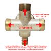 AQUAMAXX 3 FUNKCIÓS FUNKCIÓVÁLTÓ CSAPTELEP, SLAGOS BEMENETI CSATLAKOZÁS, 3DB FÉL COLOS KIMENETI CSATLAKOZÁS, VIZES VEZÉRLŐ