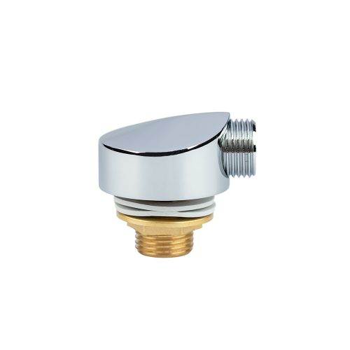 AQUAMAXX KRÓMOZOTT RÉZ ZUHANYKABIN HÁTFALBA ÉPÍTHETŐ GÉGECSŐ CSATLAKOZÓ