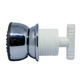   AQUAMAXX HIDROMASSZÁZS ZUHANYKABIN FÚVÓKA 9 MASSZÁZS LYUKKAL, 1 NYITOTT ÉS 1 ZÁRT SLAGOS CSATLAKOZÁSI VÉGGEL