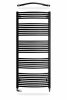 BIROSSI TÖRÖLKÖZŐSZÁRÍTÓ RADIÁTOR - FEKETE - ÍVES 450*1320MM ; 752W