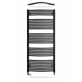   BIROSSI TÖRÖLKÖZŐSZÁRÍTÓ RADIÁTOR - FEKETE - ÍVES 600*960MM ; 752W