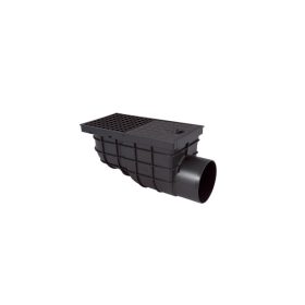 Kültéri víznyelő oldalkifolyású 110 mm