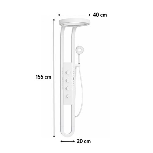 Aquajet hidromasszázs zuhanypanel