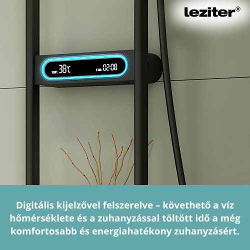 Tropic digitális zuhanyszett termosztátos csapteleppel
