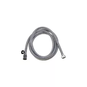 QUADRAT Spiroflex zuhany gégecső, fekete-króm, 2 m