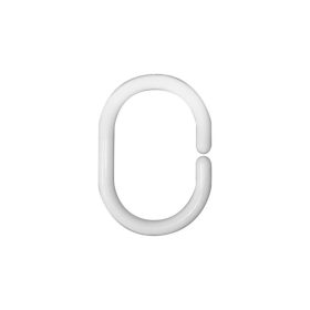 Zuhanyfüggöny-karika, fehér