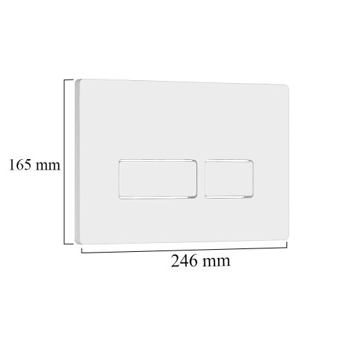 Roya Doris 21W falba építhető WC tartály szett