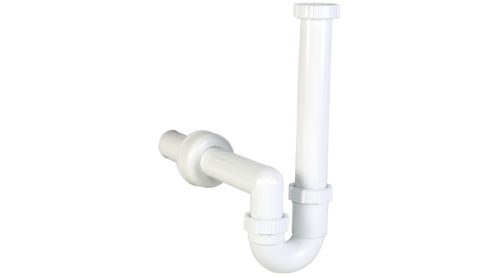 Csőszifon 6/4", egymedencés, leeresztőszelep nélkül, Ø40 mm-es elfolyással