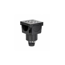   T-idom kültéri folyókához horganyzott ráccsal (lombfogóval)