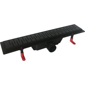 STYRON zuhanyfolyóka, fekete, Medium