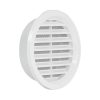 Szellőzőrács VM125B kerek D125mm átmérővel, fehér