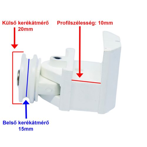 AQUAMAXX VÁLYUS ZUHANYKABIN GÖRGŐ, ZUHANYKABIN AJTÓ KERETRE FELFOGATHATÓ