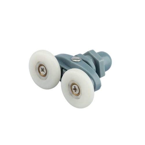 AQUAMAXX DUPLA KEREKES EXCENTERES BEÁLLÍTÁSÚ ZUHANYKABIN GÖRGŐ, 23MM KERÉKÁTMÉRŐVEL, NEM ROZSDAMENTES CSAPÁGYAZOTT KERÉKKEL