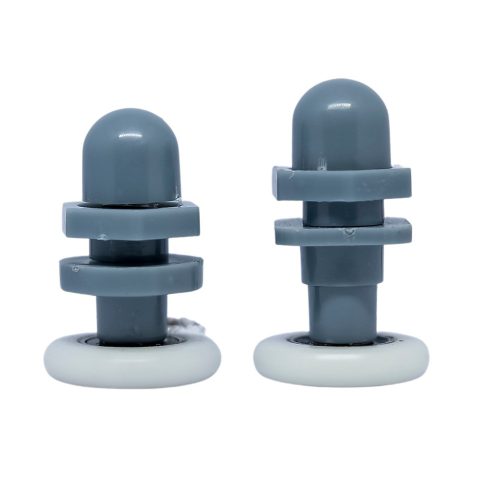 AQUAMAXX SZIMPLA KEREKES EXCENTERES BEÁLLÍTÁSÚ ZUHANYKABIN GÖRGŐ, 27MM KERÉKÁTMÉRŐ, 21MM KERÉK-ÜVEG TÁVOLSÁG, ROZSDAMENTES ÉS NEM ROZSDAMENTES KERÉK