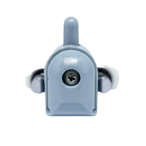 AQUAMAXX DUPLA KEREKES ALSÓ ZUHANYKABIN GÖRGŐ, RUGÓS BEÁLLÍTÁSSAL NYOMÓGOMBBAL, 23MM KERÉKÁTMÉRŐVEL, ROZSDAMENTES CSAPÁGYAZOTT KERÉKKEL