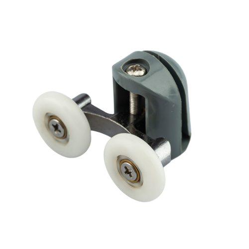 AQUAMAXX DUPLA KEREKES FELSŐ ZUHANYKABIN GÖRGŐ, CSILLAGCSAVAROS BEÁLLÍTÁS, 21MM KERÉKÁTMÉRŐ, EXTRÉM ROZSDAMENTES CSAPÁGYAZOTT KERÉKKEL SZERELVE