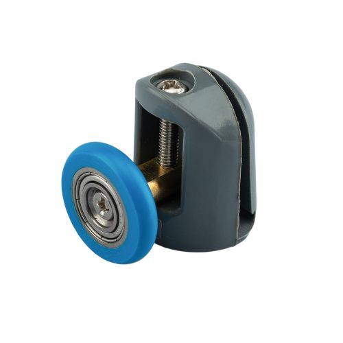 AQUAMAXX SZIMPLA KEREKES FELSŐ ZUHANYKABIN GÖRGŐ, CSILLAGCSAVAROS BEÁLLÍTÁSSAL, 20MM KERÉKÁTMÉRŐ, NEM ROZSDAMENTES CSAPÁGYAZOTT KERÉK