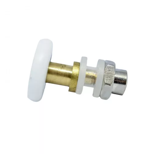 AQUAMAXX SZIMPLA KEREKES ZUHANYKABIN GÖRGŐ, EXCENTERES BEÁLLÍTÁS, 8MM ÜVEGFURAT, 26MM KERÉKÁTMÉRŐ, ROZSDAMENTES KERÉKKEL