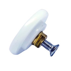   AQUAMAXX ZUHANYKABIN GÖRGŐ KERÉK, 26MM KERÉKÁTMÉRŐ, 4MM KERÉKVASTAGSÁG, M4 CSAVAR, KIÁLLÓ RÉZCSONK