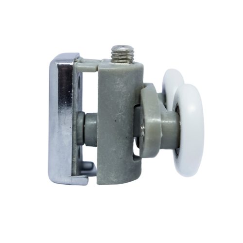 AQUAMAXX DUPLA KEREKES FELSŐ ZUHANYKABIN GÖRGŐ, IMBUSZOS BEÁLLÍTÁS, 10MM ÜVEGFURAT, 19-27MM KERÉKÁTMÉRŐ, ROZSDAMENTES ÉS NEM ROZSDAMENTES KERÉK