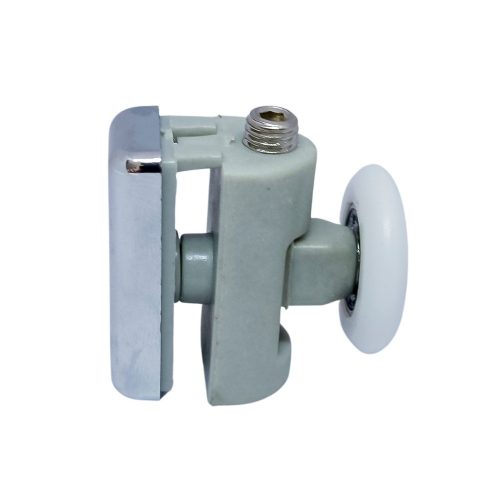 AQUAMAXX SZIMPLA KEREKES FELSŐ ZUHANYKABIN GÖRGŐ, IMBUSZOS BEÁLLÍTÁS, 10MM ÜVEGFURAT, 27MM KERÉKÁTMÉRŐ, ROZSDAMENTES KERÉK