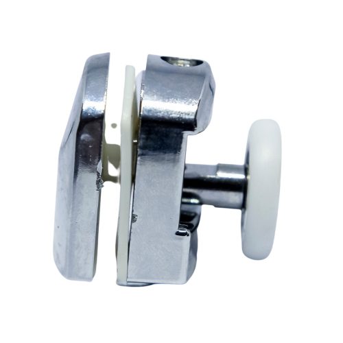 AQUAMAXX SZIMPLA  FELSŐ ZUHANYKABIN GÖRGŐ, CSILLAGCSAVAROS BEÁLLÍTÁS, 20MM KERÉKÁTMÉRŐ, 12MM ÜVEGFURAT, ROZSDAMENTES ÉS NEM ROZSDAMENTES KERÉK