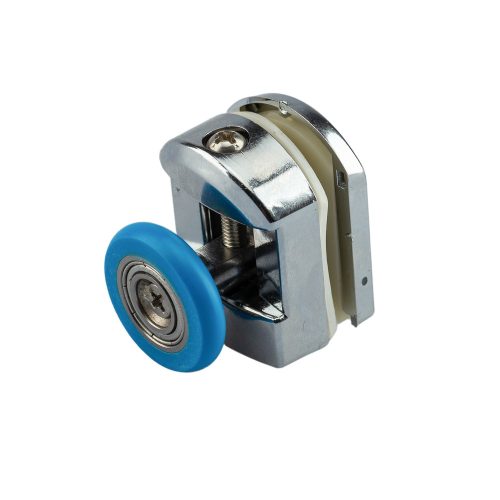 AQUAMAXX SZIMPLA  FELSŐ ZUHANYKABIN GÖRGŐ, CSILLAGCSAVAROS BEÁLLÍTÁS, 20MM KERÉKÁTMÉRŐ, 12MM ÜVEGFURAT, ROZSDAMENTES ÉS NEM ROZSDAMENTES KERÉK