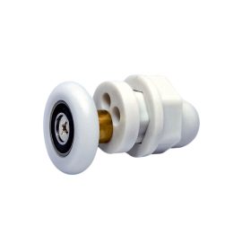   AQUAMAXX SZIMPLA KEREKES ZUHANYKABIN GÖRGŐ, 16MM ÜVEGFURAT ÁTMÉRŐVEL, 19-29MM KERÉKÁTMÉRŐ, ROZSDAMENTES ÉS NEM ROZSDAMENTES CSAPÁGYAZOTT KERÉKKEL