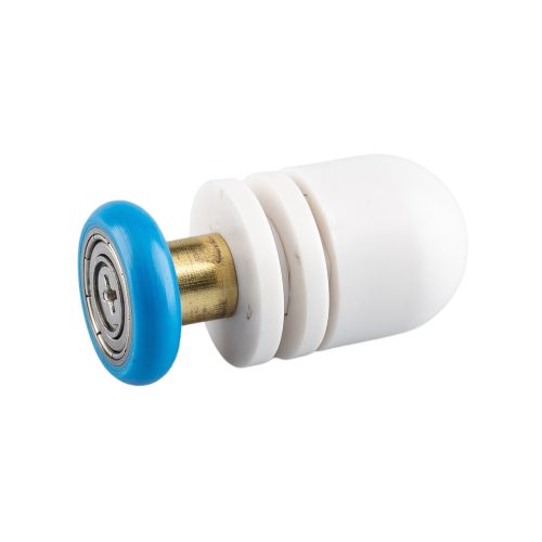 AQUAMAXX SZIMPLA KEREKES ZUHANYKABIN GÖRGŐ, EXCENTERES BEÁLLÍTÁS, 24MM KERÉKÁTMÉRŐ, EXTRÉM ROZSDAMENTES ÉS NEM ROZSDAMENTES CSAPÁGYAZOTT KERÉKKEL