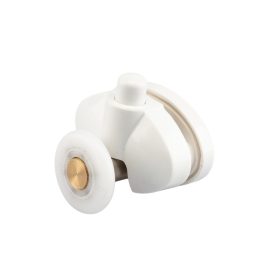   AQUAMAXX ALSÓ RUGÓS SZIMPLA ZUHANYKABIN GÖRGŐ, 26,5MM A FURATOK TÁVOLSÁG, 23-25MM KERÉKÁTMÉRŐ, 4MM KERÉKVASTAGSÁG, ROZSDAMENTES KERÉKKEL IS