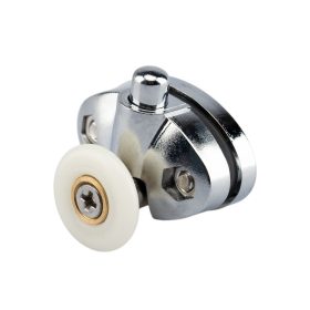   AQUAMAXX ALSÓ RUGÓS SZIMPLA ZUHANYKABIN GÖRGŐ, 26,5MM A FURATOK TÁVOLSÁG, 23-25MM KERÉKÁTMÉRŐ, 4MM KERÉKVASTAGSÁG, ROZSDAMENTES KERÉKKEL IS