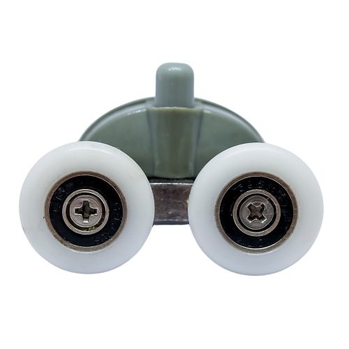 AQUAMAXX ALSÓ RUGÓS DUPLA ZUHANYKABIN GÖRGŐ, 26,5MM A FURATOK TÁVOLSÁG, 22MM KERÉKÁTMÉRŐ, 4MM KERÉKVASTAGSÁG, ROZSDAMENTES KERÉKKEL IS