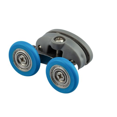 AQUAMAXX FELSŐ DUPLA ZUHANYKABIN GÖRGŐ, BEÁLLÍTÁS CSILLAGCSAVAR, 26,5MM FURATTÁVOLSÁG, 24MM KERÉKÁTMÉRŐ, ROZSDAMENTES KERÉK IS