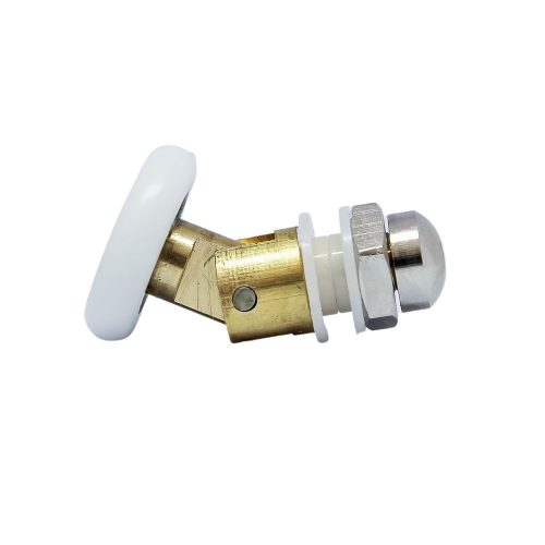 AQUAMAXX CSUKLÓS SZIMPLA ZUHANYKABIN GÖRGŐ, 20MM KERÉKÁTMÉRŐ, 8MM ÜVEGFURAT, 20MM KERÉK-ÜVEG TÁVOLSÁG, NEM ROZSDAMENTES KERÉKKEL