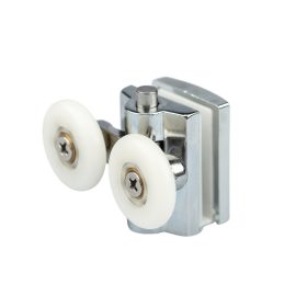   AQUAMAXX DUPLA KEREKES RUGÓS ALSÓ ZUHANYKABIN GÖRGŐ, NYOMÓGOMBOS BEÁLLÍTÁS, 19-27MM KERÉKÁTMÉRŐ, ROZSDAMENTES ÉS NEM ROZSDAMENTES KERÉKKEL SZERELVE