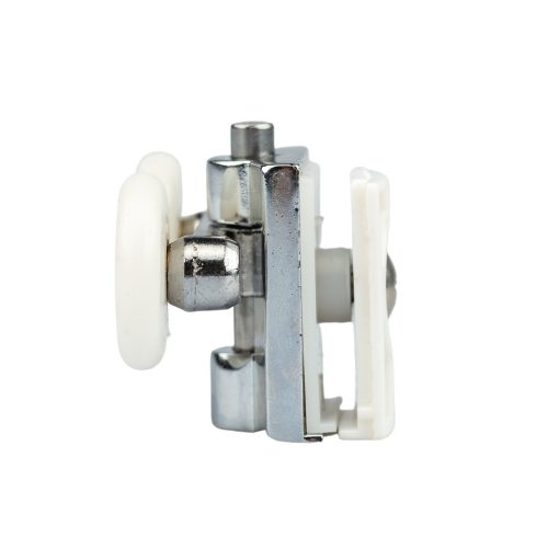 AQUAMAXX DUPLA KEREKES RUGÓS ALSÓ ZUHANYKABIN GÖRGŐ, NYOMÓGOMBOS BEÁLLÍTÁS, 19-27MM KERÉKÁTMÉRŐ, ROZSDAMENTES ÉS NEM ROZSDAMENTES KERÉKKEL SZERELVE