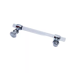   AQUAMAXX DUPLA FURATOS BUBORÉKOS ZUHANYKABIN FOGANTYÚ, KÉT FURAT KÖZÉPPONTI TÁVOLSÁGA 14,5CM