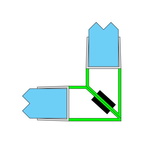 AQUAMAXX ZUHANYKABIN MÁGNESZÁR 90 FOKOS KAPCSOLÓDÁS, 10MM ÜVEGVASTAGSÁGHOZ, VÁLASZTHATÓ HOSSZ, ALAP 195CM