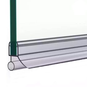   AQUAMAXX ZUHANYKABIN ALSÓ VÍZZÁRÓ PROFIL, ZUHANYKABIN VÍZVETŐ, ZUHANYKABIN VÍZZÁRÓ GUMI, 4-5-6-8-10MM ÜVEG, ALSÓ KARIKA SZAKÁLLVÉG, OLDALSÓ SZAKÁLL, VÁLASZTHATÓ HOSSZ, ALAP 95CM