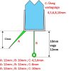 AQUAMAXX ZUHANYKABIN ALSÓ VÍZZÁRÓ PROFIL, ZUHANYKABIN VÍZVETŐ, ZUHANYKABIN VÍZZÁRÓ GUMI, 5MM ÜVEG, 10MM ALSÓ KARIKA SZAKÁLL VÉG, OLDALSÓ SZAKÁLL 12, VÁLASZTHATÓ HOSSZ, ALAP 95CM