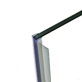   AQUAMAXX ZUHANYKABIN OLDALSÓ VÍZZÁRÓ PROFIL, ZUHANYKABIN VÍZVETŐ, ZUHANYKABIN VÍZZÁRÓ GUMI, 4-5-6-8-10MM ÜVEG, 12MM FIX MŰANYAG ÉS 10,5MM SZILIKON RÉSZ, VÁLASZTHATÓ HOSSZ, ALAP 195CM